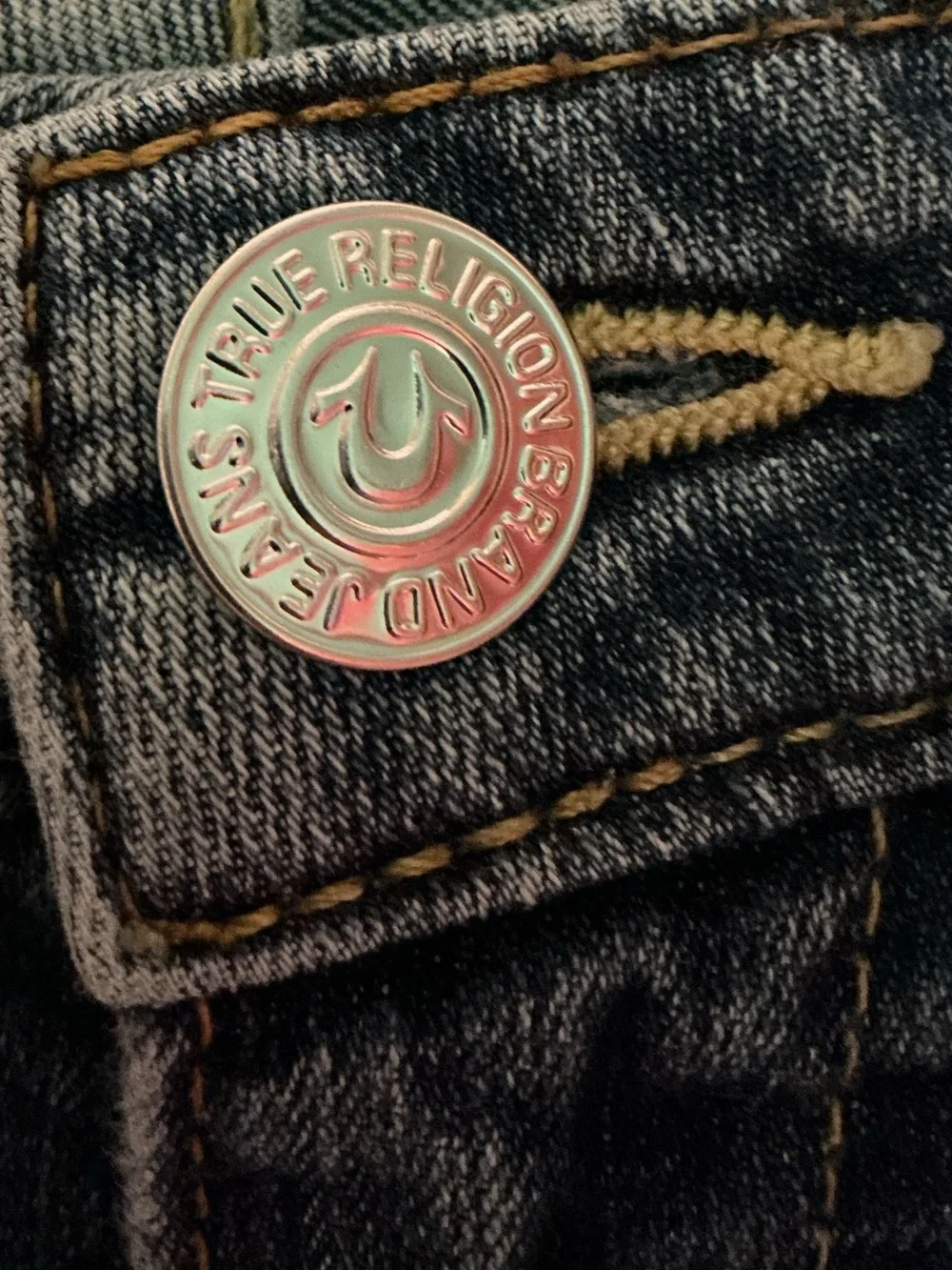 True Religion The Ricky Super Flap Straight Jeans